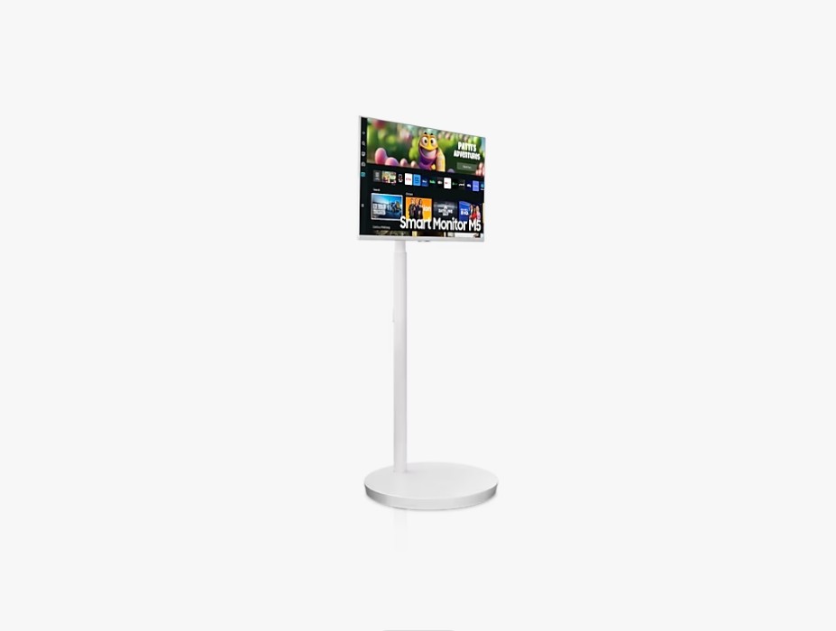 2023 스마트모니터 무빙 스탠드 M5 M50C 화이트 (80.1 cm)