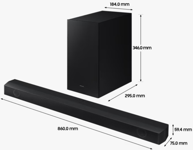 2.1 ch 사운드바 B550